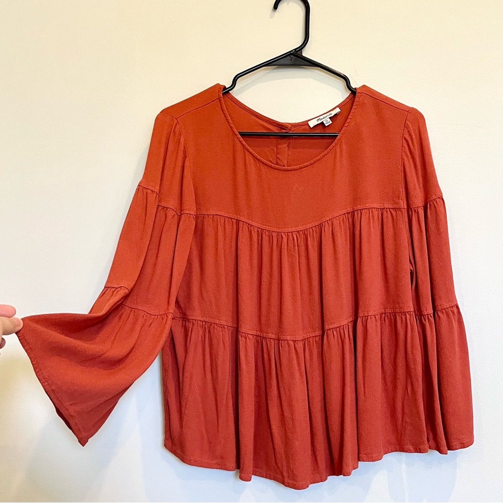Madewell Tiered Flowy Top